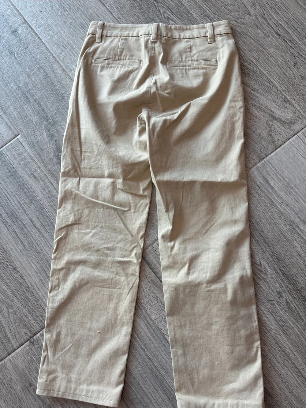 J. Crew Women's Straight Leg Chino Pants in Light Khaki